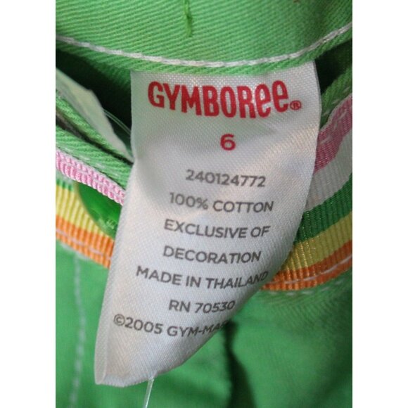 NWT 2006 Gymboree Tutti Fruity 4pc Outfit sz 6 Tank Capris Sunglasses Flip Flop - Picture 12 of 16